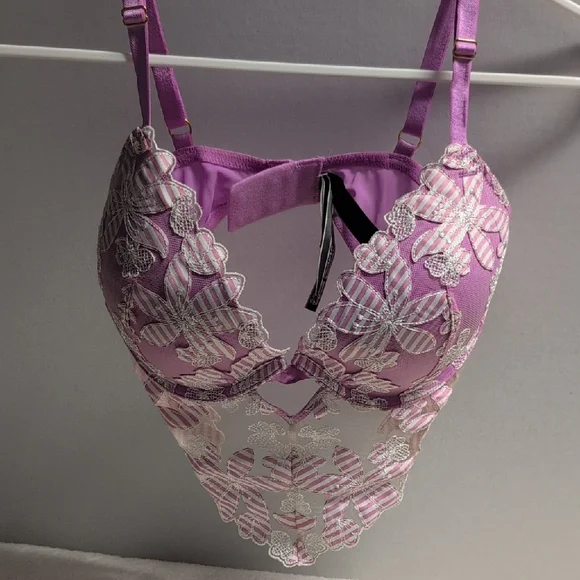 Victoria's Secret Luxe Lingerie Bras Lined Demi Women Intimates Size 34D - Picture 6 of 16